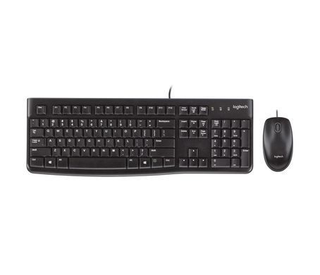 Комплект (клавіатура, мишка) Logitech MK120 Black USB (920-002563) [500075]