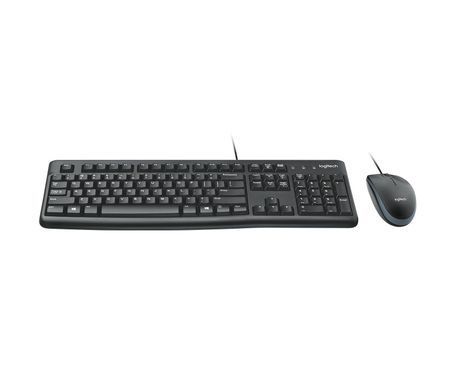 Комплект (клавіатура, мишка) Logitech MK120 Black USB (920-002563) [500075]