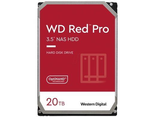 Накопичувач HDD SATA 20.0TB WD Red Pro NAS 7200rpm 512MB (WD201KFGX) [608108]
