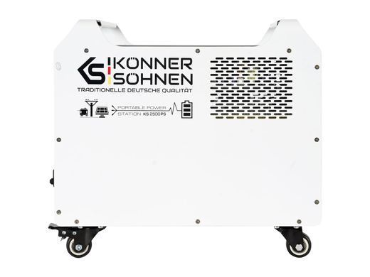Портативна електростанція Konner&Sohnen KS 2500PS, 2500Вт, 2560 Вт/год, LifePo4, UPS, 31кг (KS2500PS) [101216]