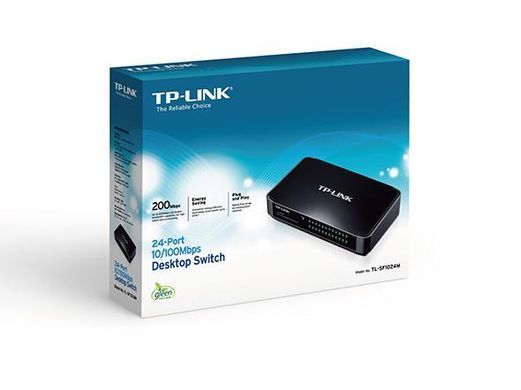 Мережеве обладнання, 24-портовий 10 / 100Mbps настільний комутатор, TP-LINK (TL-SF1024M) [500935]