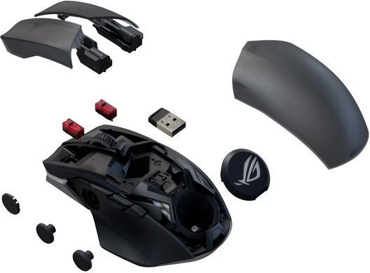 Миша ASUS ROG Chakram X Origin, RGB, USB-A/WL/BT, чорний (90MP02N1-BMUA00) [14022]