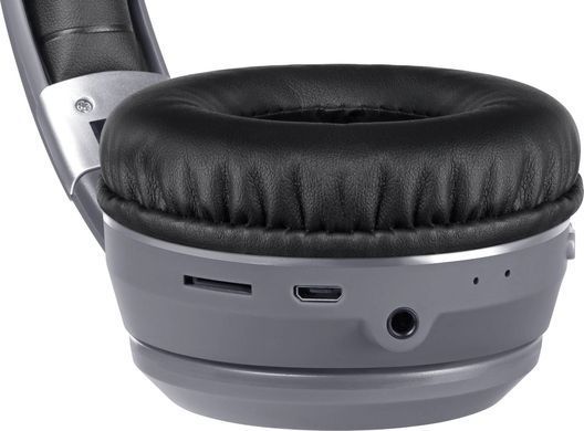 Гарнітура Defender FreeMotion B571, Bluetooth+3,5мм, LED, Gray (63571) [401845]