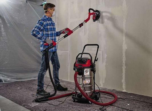 Пилосос професійний Einhell TE-VC 2340 SACL 1500Вт 225мБар контейнер 40л розетка клас L 10.1кг (2342470) [105675]