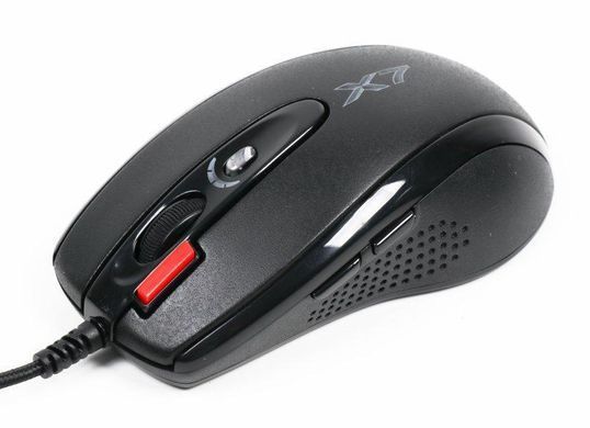 Миша A4Tech X-710BK Black USB + килимок A4Tech X7-200MP (X-7120) [606342]