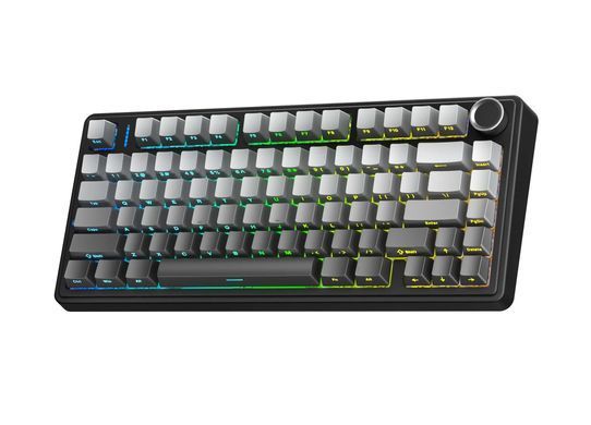 Клавіатура бездротова Aula F75 Gasket Reaper switch Black/Grey (6948391209913) [615363]