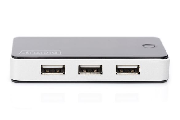 Хаб DIGITUS USB-A > 7хUSB-А, активний (DA-70222) [109955]