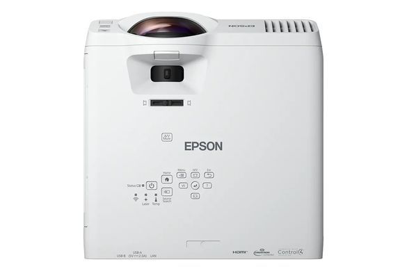 Проєктор короткофокусний Epson EB-L210SW WXGA, 4000 lm, LASER, 0.48, WiFi (V11HA76080) [105387]