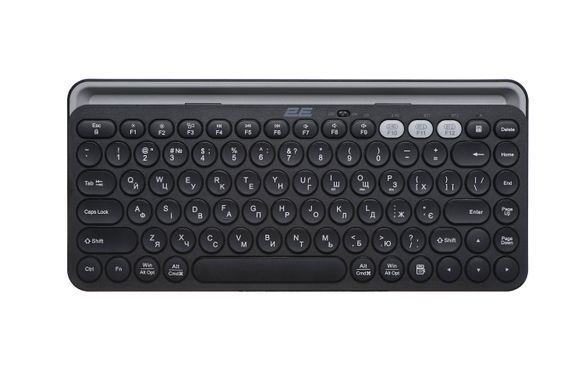 Клавіатура мембранна 2E KS250 84key, WL/BT, EN/UK, чорно-сірий (2E-KS250WBK_UA) [103588]