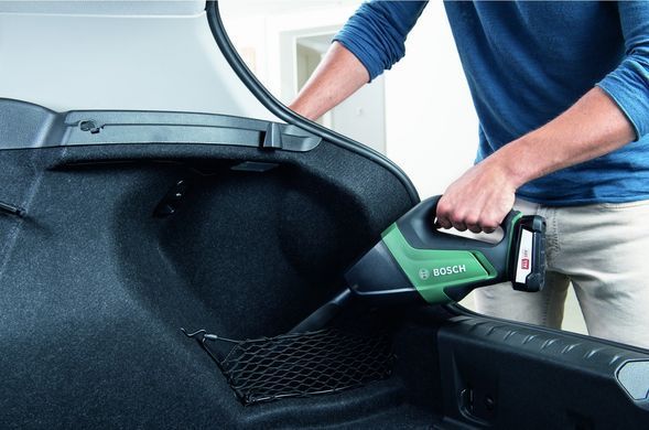 Пилосос професійний акумуляторний Bosch UniversalVac 18 18В акб 1х2.5Ач 9кПа контейнер 0.5л 1.3кг (0.603.3B9.103) [105607]