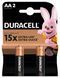 Лужні батарейки Duracell AA, 2 шт. (5015103/5014419/5015105) [203688], фото 5