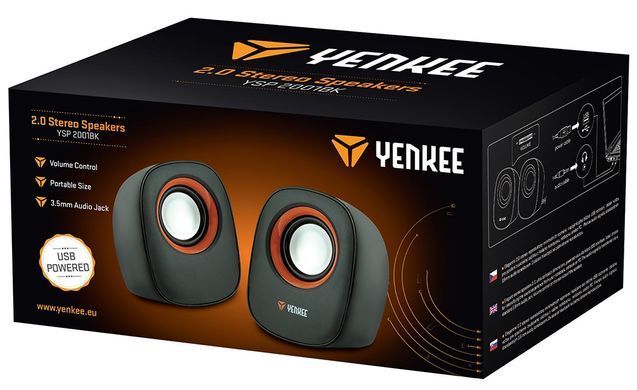 Акустика Yenkee YSP 2001BK Mini speakers 2.0 Black (45008116) [203647]
