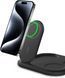 Зарядний пристрій бездротовий Belkin 3в1 Magnetic Foldable iPhone/Watch/AirPods, Qi2 15Вт, чорний (WIZ029VFBK) [108403], фото 10