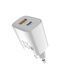 Мережевий зарядний пристрій Sigma mobile X-power 33W GaN, PD, QC (1xUSB-C + 1xUSB-A) White (PS33-01) [619656], фото 5