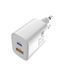 Мережевий зарядний пристрій Sigma mobile X-power 33W GaN, PD, QC (1xUSB-C + 1xUSB-A) White (PS33-01) [619656], фото 4