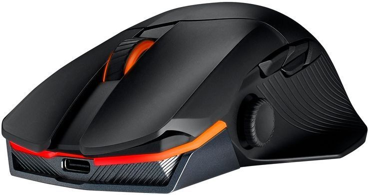 Миша ASUS ROG Chakram X Origin, RGB, USB-A/WL/BT, чорний (90MP02N1-BMUA00) [14022]