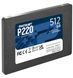 Накопичувач SSD 512GB Patriot P220 2.5" SATAIII TLC (P220S512G25) [608103], фото 2