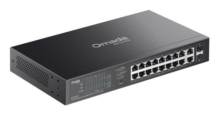 20-портовий гігабітний комутатор, TP-LINK (ES220GP) [503927]