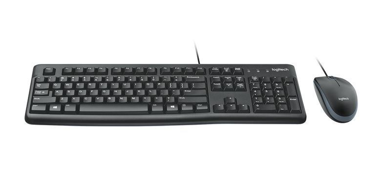 Комплект (клавіатура, мишка) Logitech MK120 Black USB (920-002563) [500075]