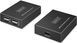 Подовжувач DIGITUS USB 2.0, для використання з кабелем Cat6, до 150 м, 4 х USB-A, чорний (DA-73120) [110792], фото 1