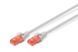 Патч-корд CAT 6 U-UTP, Cu, LSZH AWG 26/7, довжина 0,50 м, колір сірий, DIGITUS by ASSMANN (DK-1617-005) [501755], фото 1