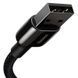 Кабель Baseus Tungsten Gold Fast Charging Data Cable USB to iP 2.4A 2m Black (CALWJ-A01) [803722], фото 6