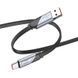 Кабель HOCO U119 USB to Type-C 5A, 1.2m, nylon, aluminum connectors, Black (6942007605007) [803255], фото 3