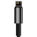 Кабель Baseus Tungsten Gold Fast Charging Data Cable USB to iP 2.4A 2m Black (CALWJ-A01) [803722], фото 3