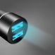 Автомобільний зарядний пристрій SkyDolphin SZ02T Aluminium (2USB, 2.4A) Black + кабель Type-C (AZP-000072) [603118], фото 5