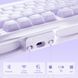 Клавіатура механічна GravaStar Mercury K1 80keys, GravaStar x Kailh Cheery Pink, EN, BT/WL/USB, Lavender Purple (GSK1_PL) [114424], фото 6
