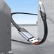 Кабель HOCO U119 USB to Type-C 5A, 1.2m, nylon, aluminum connectors, Black (6942007605007) [803255], фото 5