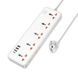 Мережевий подовжувач HOCO AC14A Rico 5-position socket(PD30W/1C3A) White (6942007607186) [802776], фото 2
