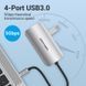 Хаб USB 3.1 Type-C -> 4хUSB 3.0/ Type-C PD 100W 5-in-1 Vention (TNBHB) [405758], фото 4