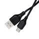 Кабель XO NB103 USB-microUSB (M/M), 2.1A 2м Black (6920680862788) [603824], фото 1