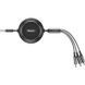 Кабель Baseus Golden Loop Three-in-One Elastic Data Cable USB for M+L+T 3.5A 1.2m Black (CAMLT-JH01) [803306], фото 4