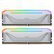 Модуль пам`ятi DDR5 2x16GB/5200 Apacer NOX RGB Silver (AH5U32G52C522NWAA-2) [606267], фото 1