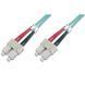 Патч-корд волоконно-оптичний DIGITUS SC/UPC-SC/UPC, 50/125, MM, OM3, duplex, 3м (DK-2522-03/3) [109927], фото 2