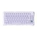 Клавіатура механічна GravaStar Mercury K1 80keys, GravaStar x Kailh Cheery Pink, EN, BT/WL/USB, Lavender Purple (GSK1_PL) [114424], фото 2
