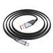 Кабель HOCO U119 USB to Type-C 5A, 1.2m, nylon, aluminum connectors, Black (6942007605007) [803255], фото 4