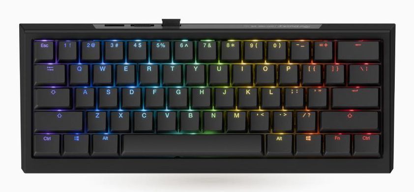 Клавіатура бездротова Ducky One X Mini(60%) магнітні перемикачі, чорний (ON2461AST3-DAUSPDOECL1AS1) [503901]