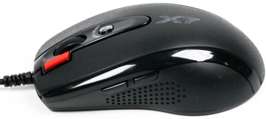 Миша A4Tech X-710BK Black USB + килимок A4Tech X7-200MP (X-7120) [606342]