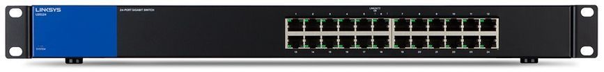 Комутатор Linksys LGS124 24xGE, Некерований (LGS124-EU) [14925]