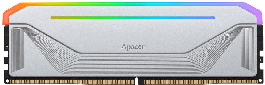 Модуль пам`ятi DDR5 2x16GB/5200 Apacer NOX RGB Silver (AH5U32G52C522NWAA-2) [606267]