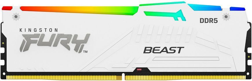 Пам'ять ПК Kingston DDR5 16GB 5600 FURY Beast RGB EXPO Білий (KF556C36BWEA-16) [103900]