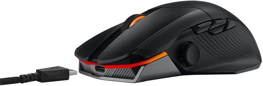 Миша ASUS ROG Chakram X Origin, RGB, USB-A/WL/BT, чорний (90MP02N1-BMUA00) [14022]