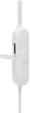 Навушники In-ear JBL T125BT Wireless Mic Білий (JBLT125BTWHT) [114981]
