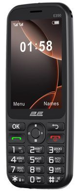 Мобільний телефон 2E E350 3.5" 2SIM, 3000мА&bull;год, чорний (694743656879) [114060]