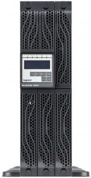 Джерело безперебійного живлення Legrand Daker DK Plus, 10000VA/9000W, RT3U, LCD, RS232, USB, EPO, без батарей, 3ф/1ф, Terminal (310178) [12873]