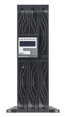 Джерело безперебійного живлення Legrand Daker DK Plus, 10000VA/9000W, RT3U, LCD, RS232, USB, EPO, без батарей, 3ф/1ф, Terminal (310178) [12873]