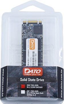 Накопичувач SSD 512GB Dato DM700 M.2 SATAIII 3D TLC (DM700SSD-512GB) [608136]